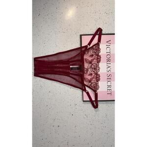 NWT Victoria’s Secret Very Sexy Midnight Affair Embroidery Brazilian Panty Sz M